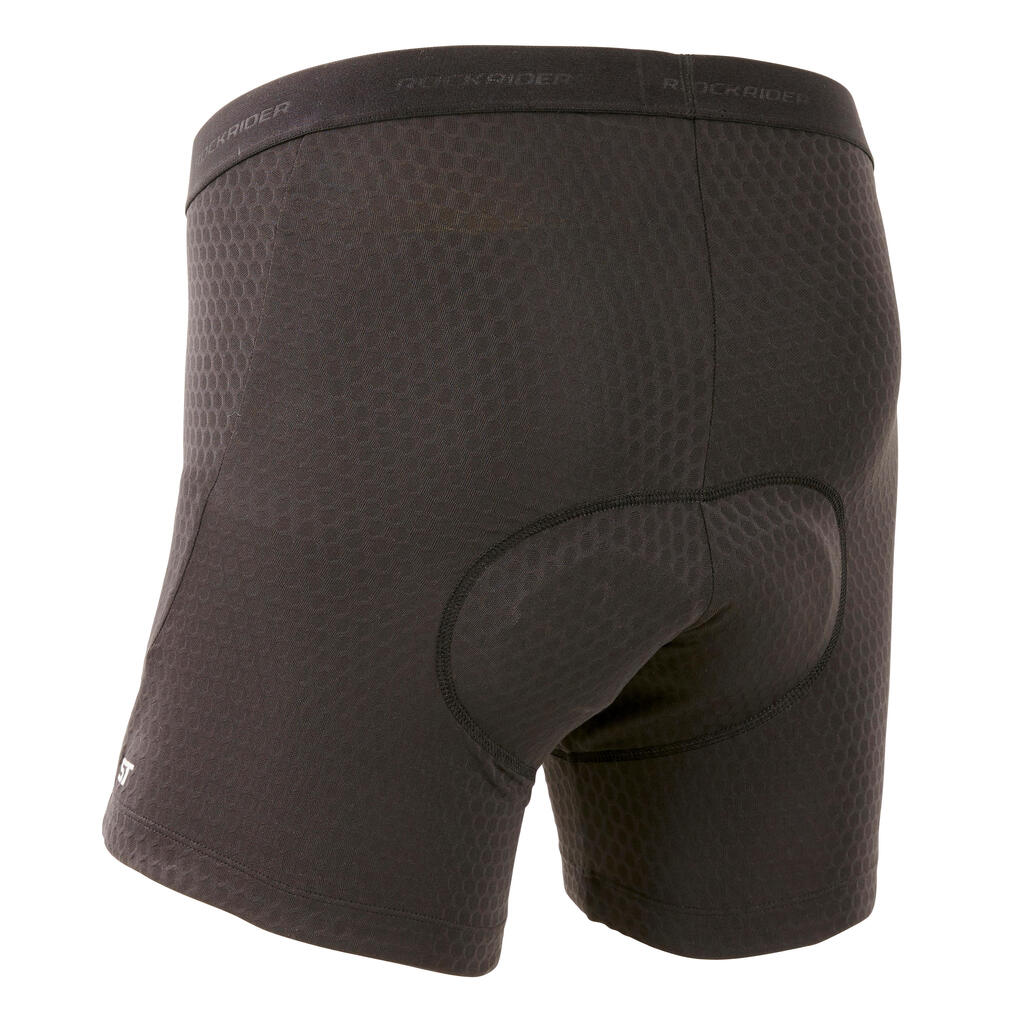 SOUS SHORT VELO VTT ST 500 NOIR HOMME