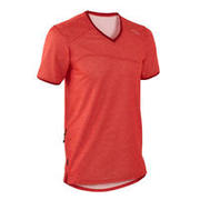 Short-Sleeved Mountain Bike Jersey ST 100 - Red