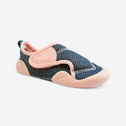 Turnschuhe atmungsaktiv Babyturnen - 580 blau/rosa 