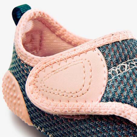 Sepatu Bootee Prewalker Bayi Anti Selip dan Berpori Babylight - Biru/Pink