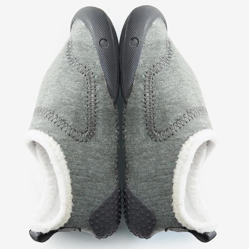 550 Baby Light Lined Bootees - Grey/White