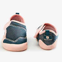 Kids' Non-Slip and Breathable Bootees - Blue/Pink