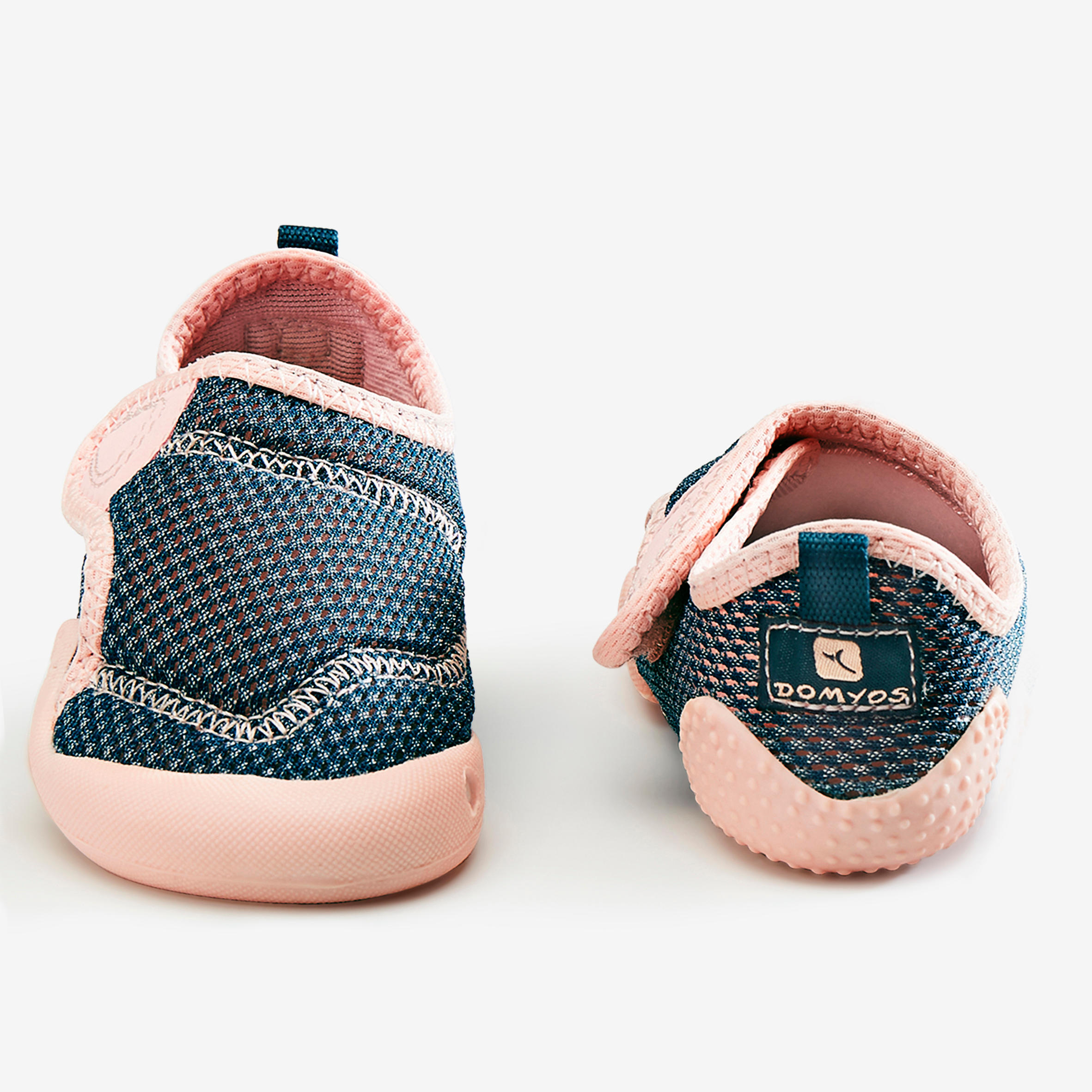 Kids' Non-Slip and Breathable Bootees - Blue/Pink 3/10