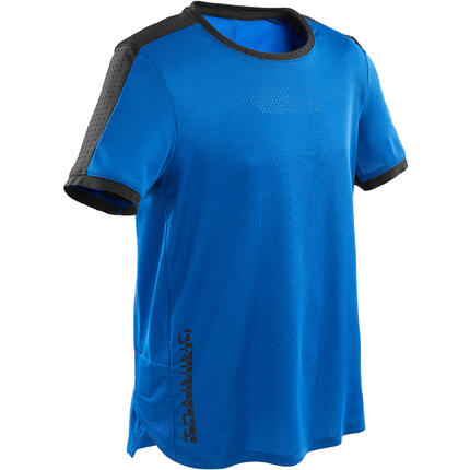 Ademend en technisch T-shirt voor gym jongens S900 blauw