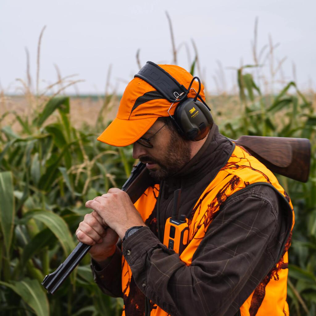 JAGDWESTE KOMPAKT GERÄUSCHARM ORANGE 