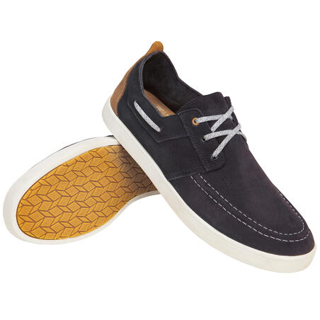 Chaussures bateau adhérente Homme SAILING 300 Navy