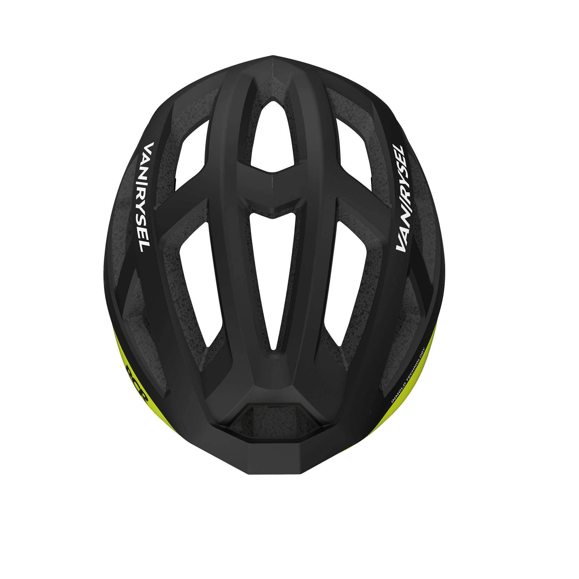 Road Cycling Helmet Aerofit 900 Black Yellow Decathlon