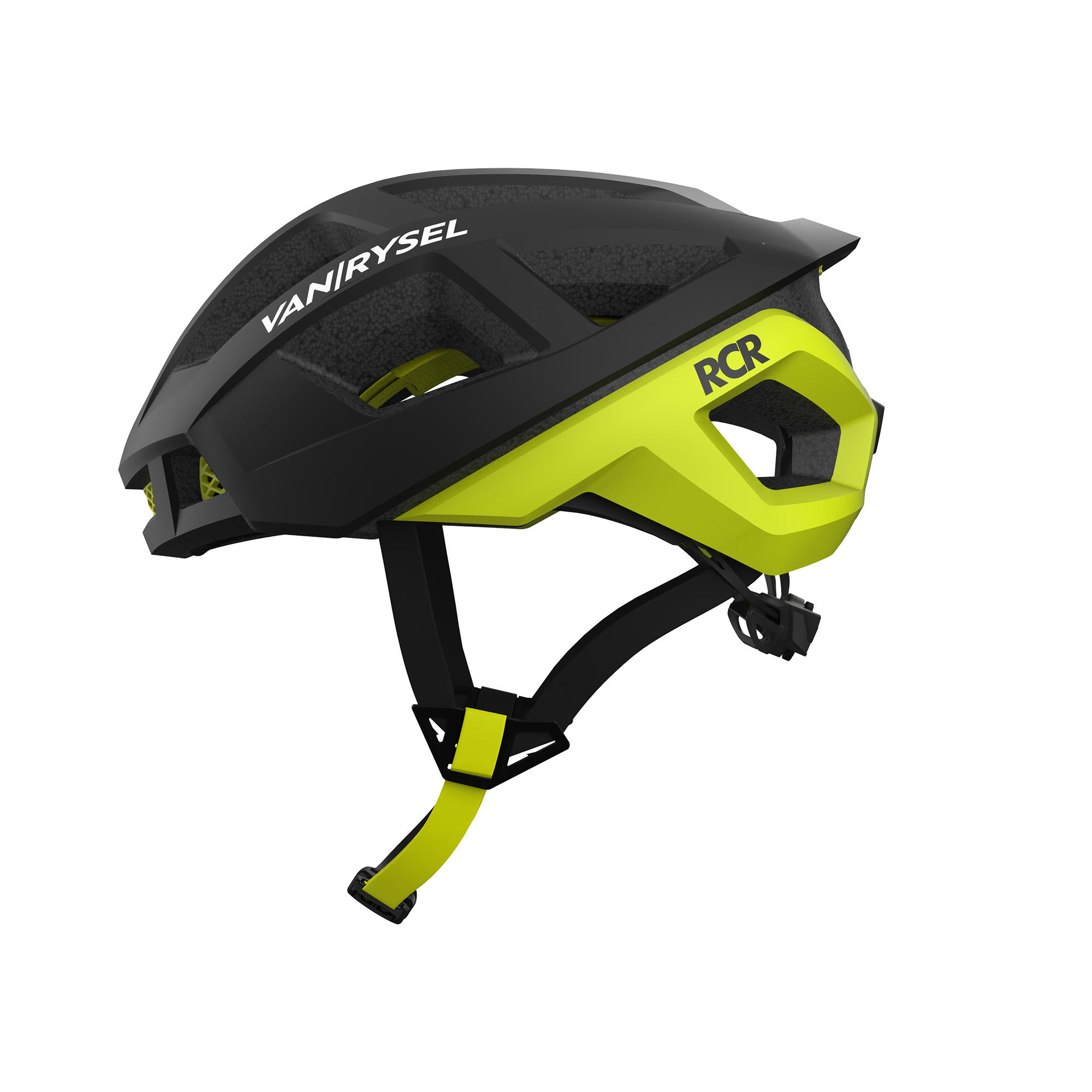 Road Cycling Helmet Aerofit 900 - Black/Yellow 3/12