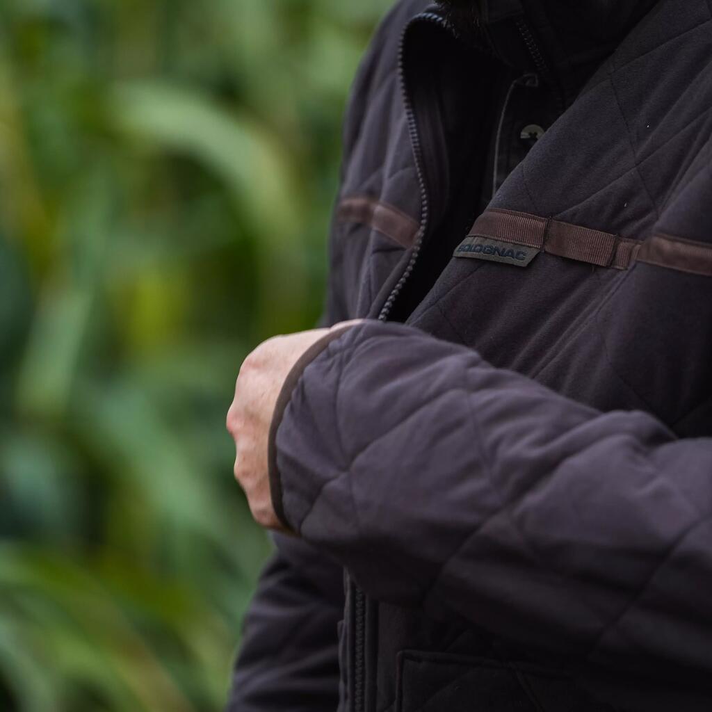 Veste matelassée silencieuse marron 500
