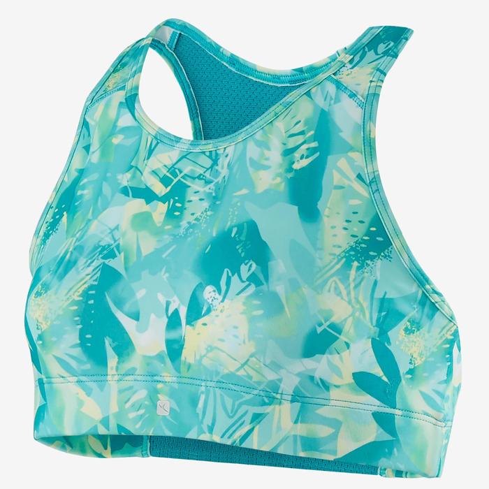 Brassiere Respirante S500 Fille Gym Enfant Noir Domyos Decathlon