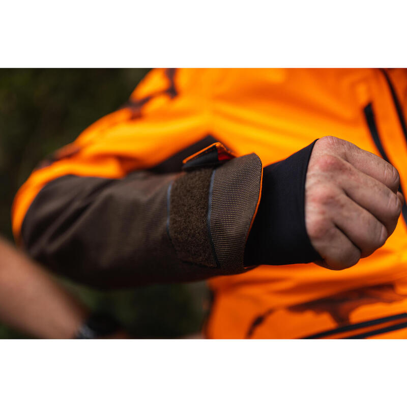 Jagdjacke / Regenjacke SUPERTRACK 900 light strapazierfähig orange 