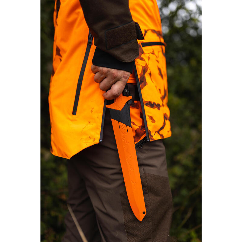 Giacca caccia resistente impermeabile SUPERTRACK 900 LIGHT arancione fluo