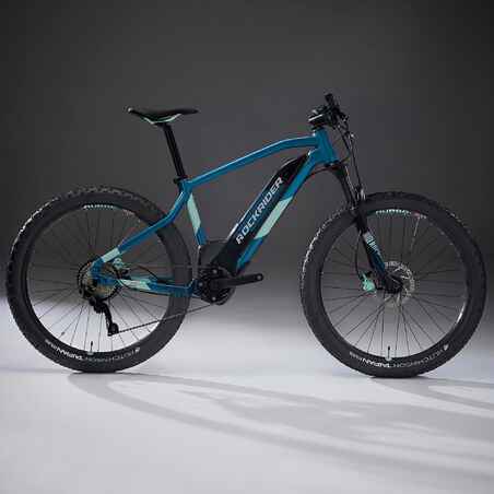 Women's 27.5" + Electric Semi-Rigid E-ST 900 MTB Bike - Turquoise