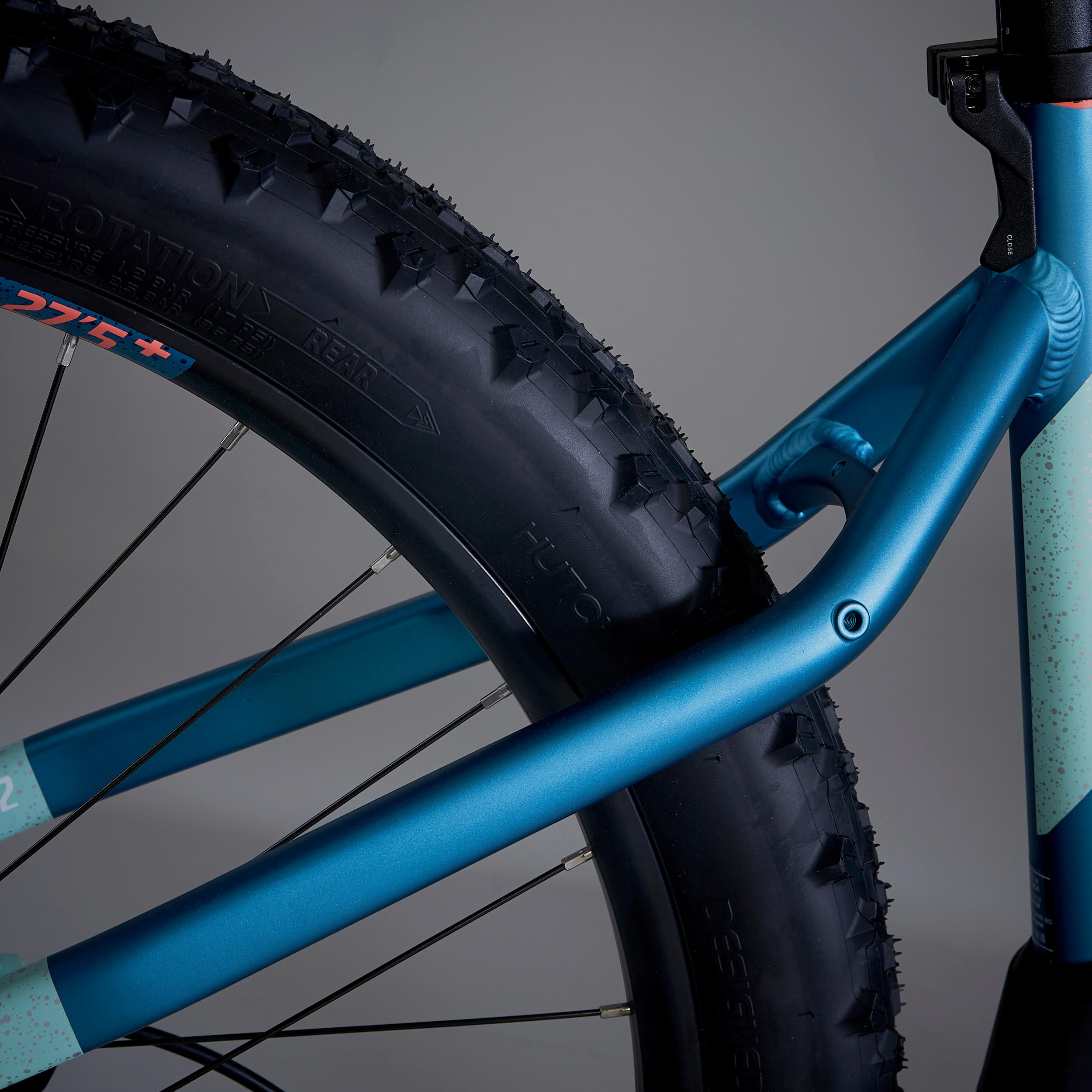 Women's 27.5" + Electric Semi-Rigid E-ST 900 MTB Bike - Turquoise 4/14