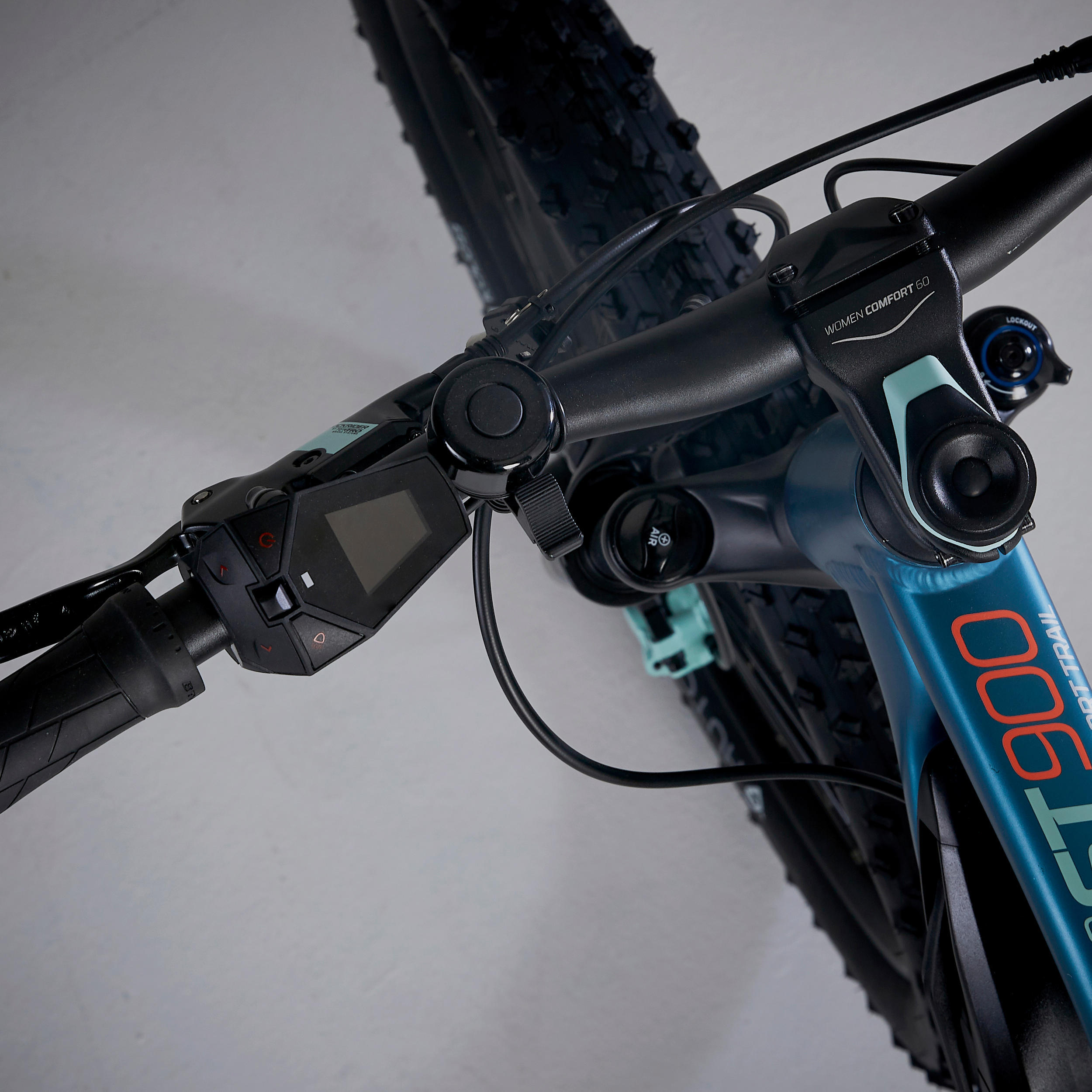 Women's 27.5" + Electric Semi-Rigid E-ST 900 MTB Bike - Turquoise 7/14