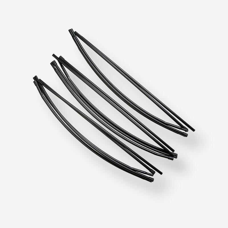 Kit de 3 varillas de sustitución para vivac Tanker Frontview Pesca de la carpa