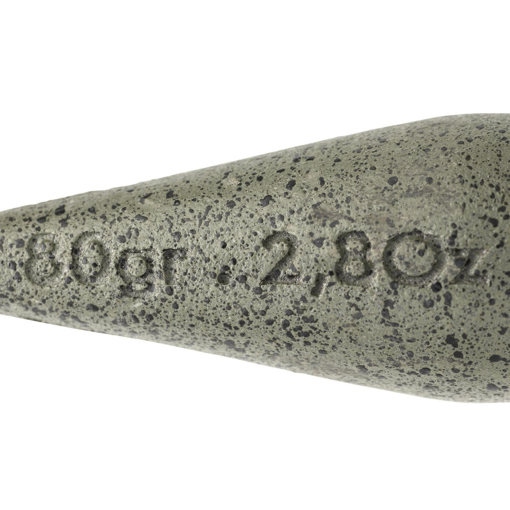 Olova za daljinu za ribolov šarana 140 g (2 komada)