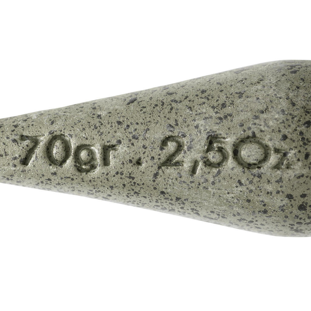 Olova za daljinu za ribolov šarana 140 g (2 komada)