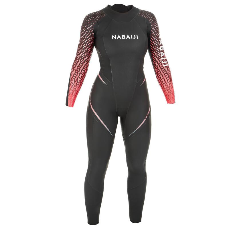 Combinaison néoprène de natation en eau libre femme OWS 4/2 mm