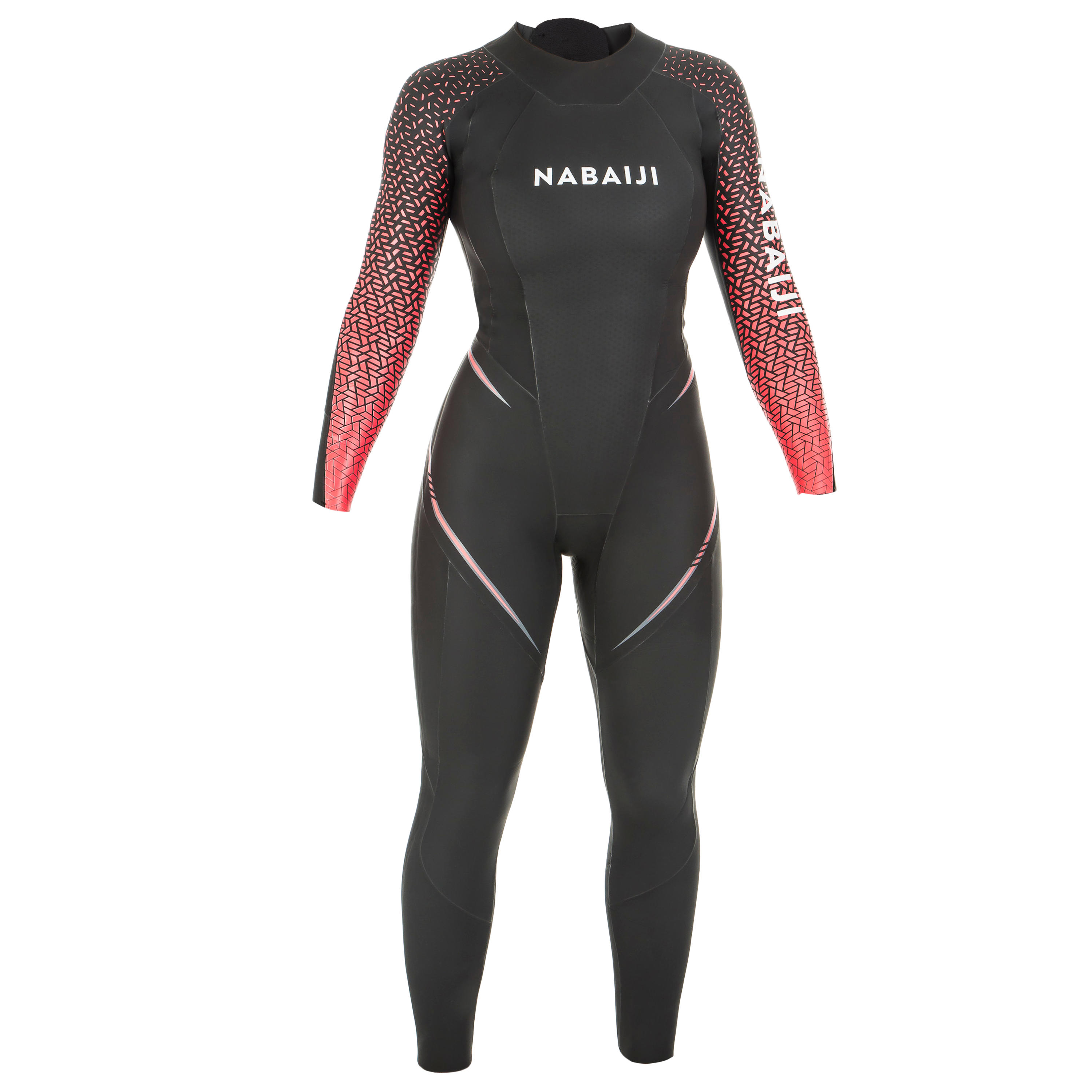 OWS 900 Women's 4/2 mm Cold Water Neoprene Swimming Wetsuit Nabaiji