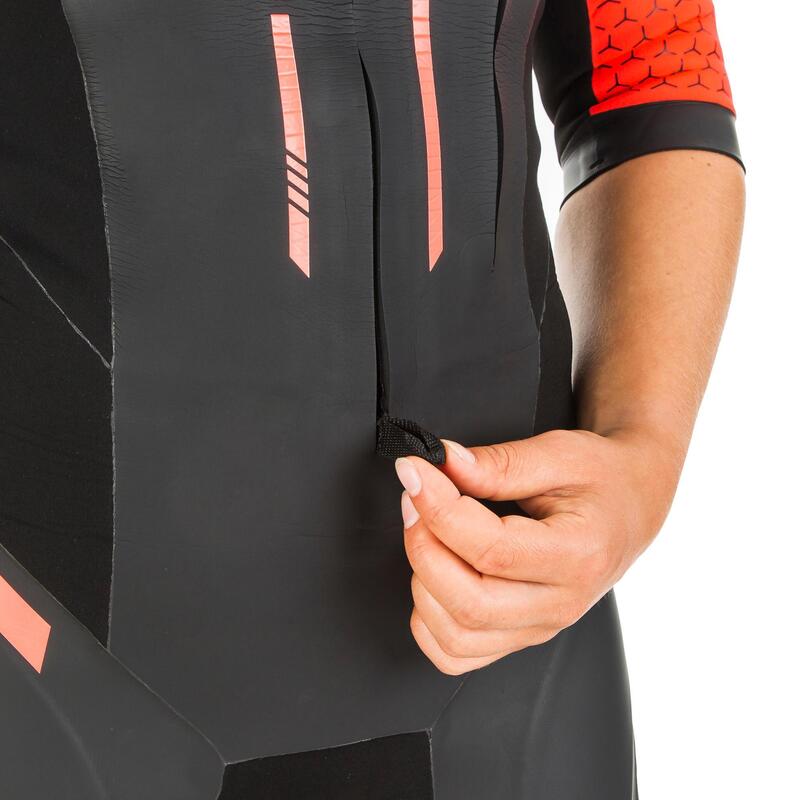 Wetsuit voor swimrun uniseks neopreen 4/2 mm