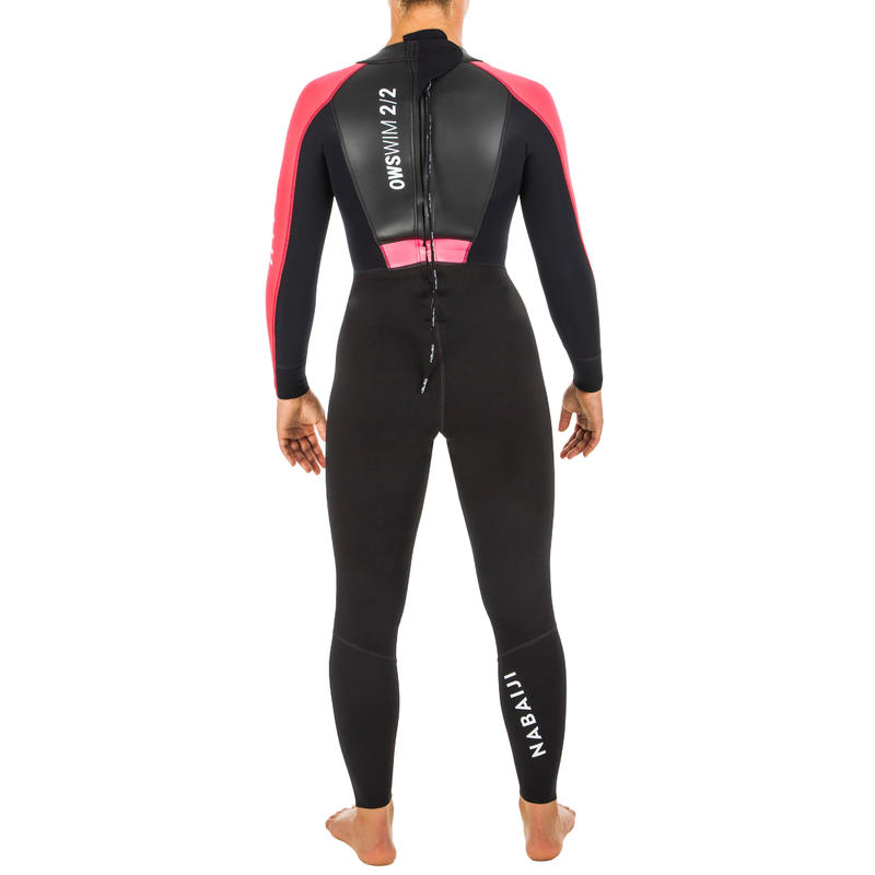 Women's Open Water Swimming 2/2 mm Neoprene Wetsuit OWS