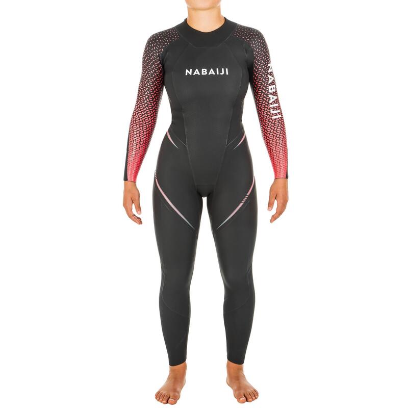 Fato de Natação Águas Abertas Neoprene OWS 4/2 mm mulher