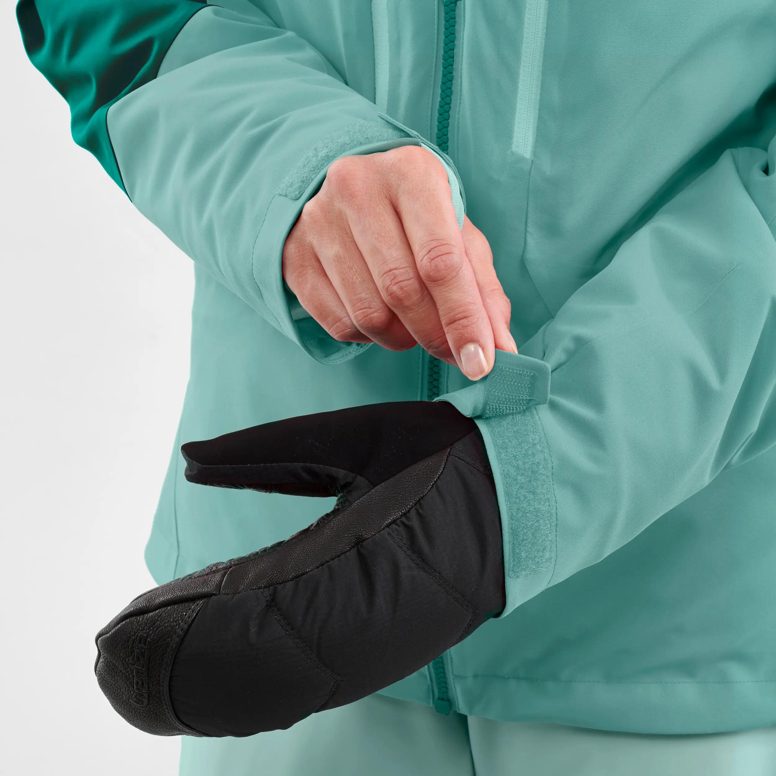 Women’s Freeride SKI JACKET FR500 - Green 13/20