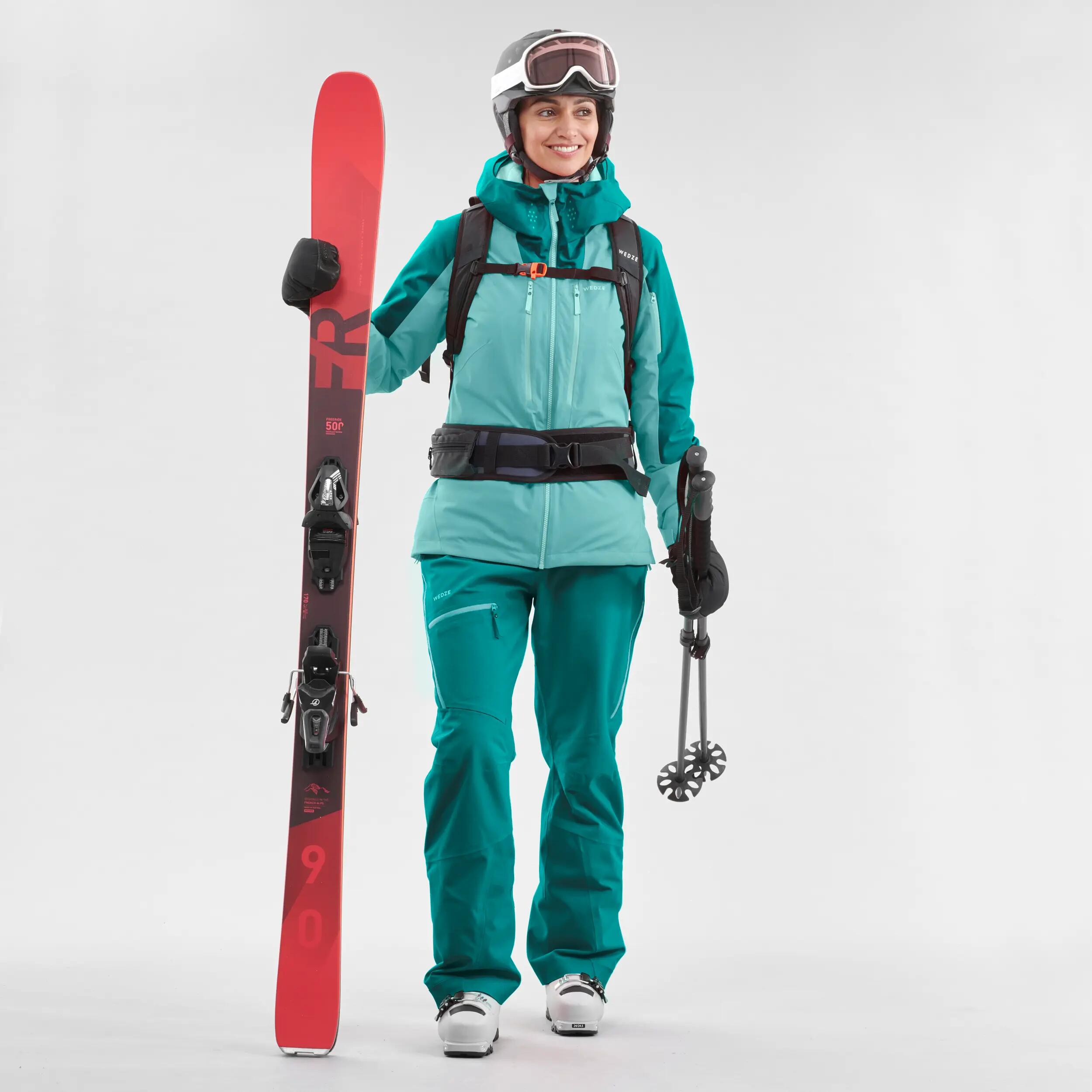 Women’s Freeride SKI JACKET FR500 - Green 2/20