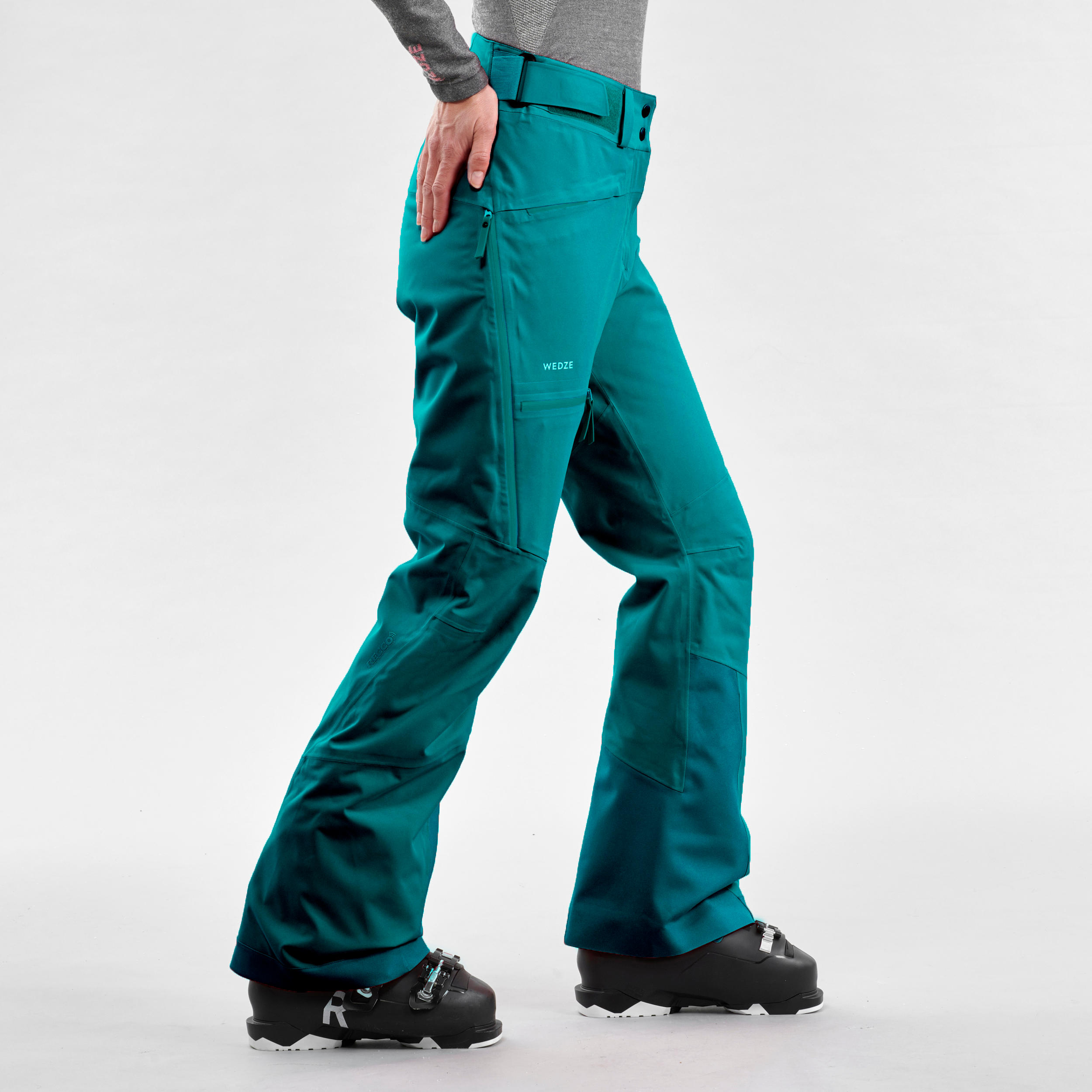 Women’s Freeriding ski trousers FR500 - Green 8/20