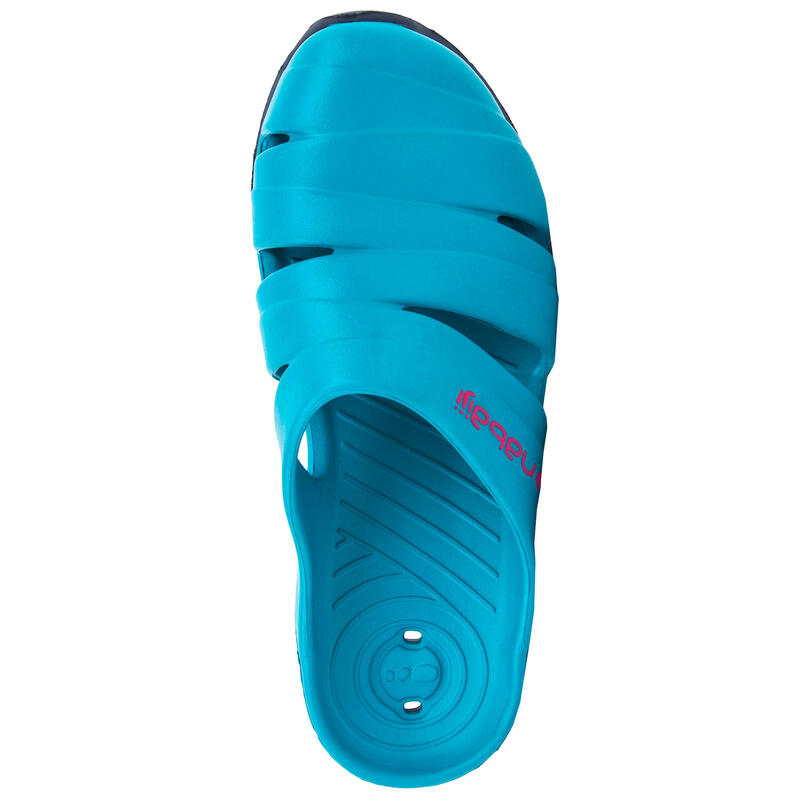 Sabots De Piscine Femme - Clog 100 - Bleu Luxury