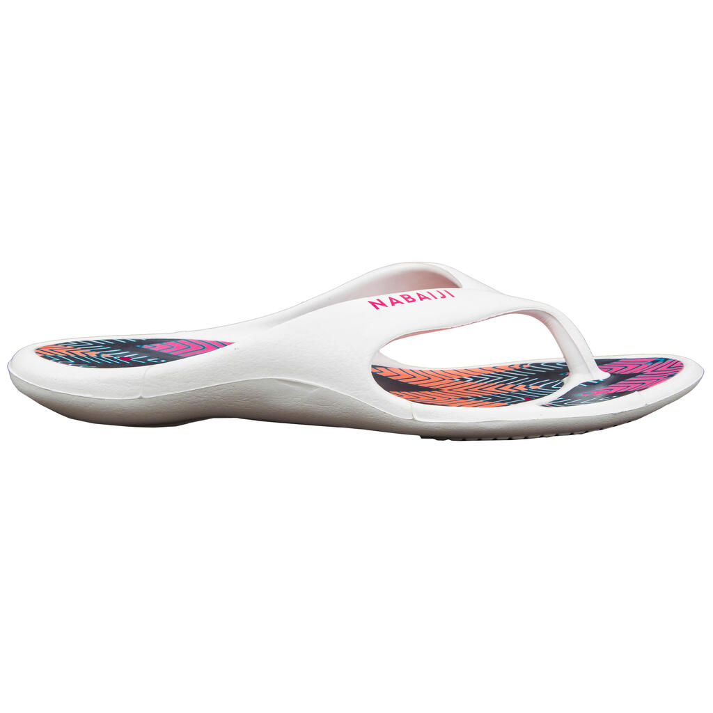 Tong Femme Piscine TONGA 500 CHEV Blanc
