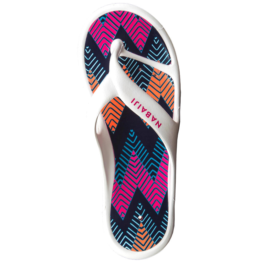 Tong Femme Piscine TONGA 500 CHEV Blanc