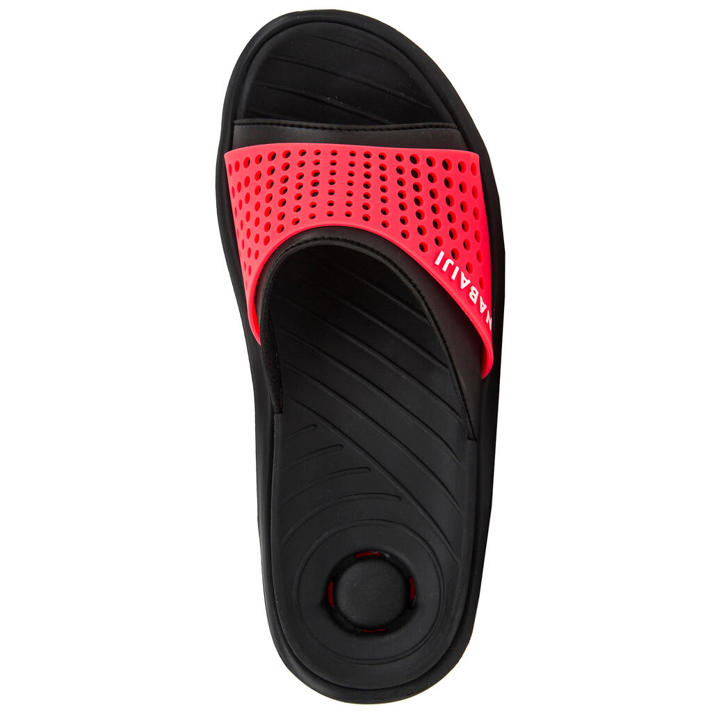 Women's Pool Sandals SLAP900 Black Coral