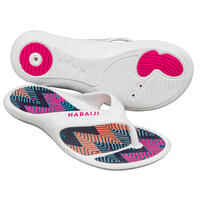 Women's Pool Flip-Flops TONGA 500 CHEV White