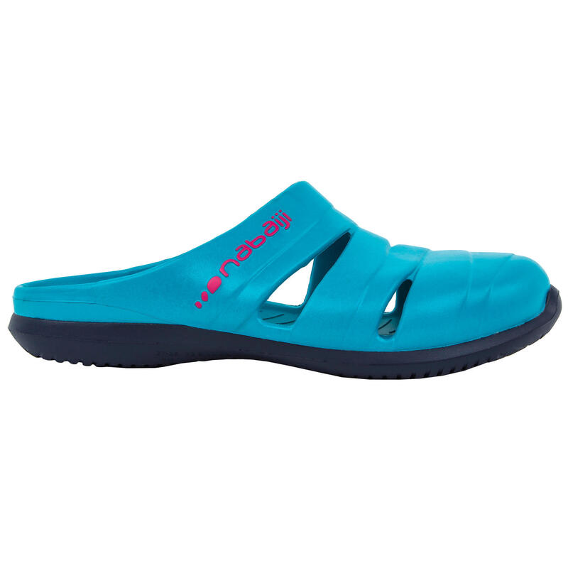 Sabots De Piscine Femme - Clog 100 - Bleu Luxury