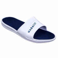 Men's pool sandals - Slap 500 - White blue