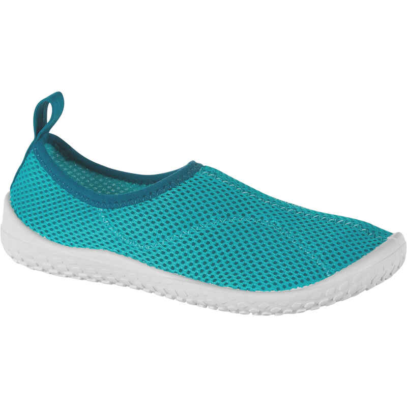 Zapatos de playa para niños Subea Aquashoes 100 turquesa - Decathlon