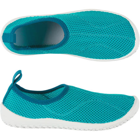 Chaussures aquatiques Enfant - Aquashoes 100 Turquoise