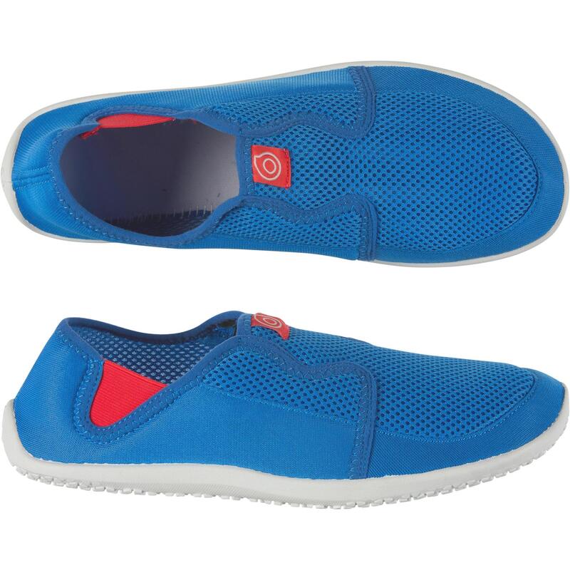 Aquashoes chaussures aquatiques 120 adulte bleu rouge