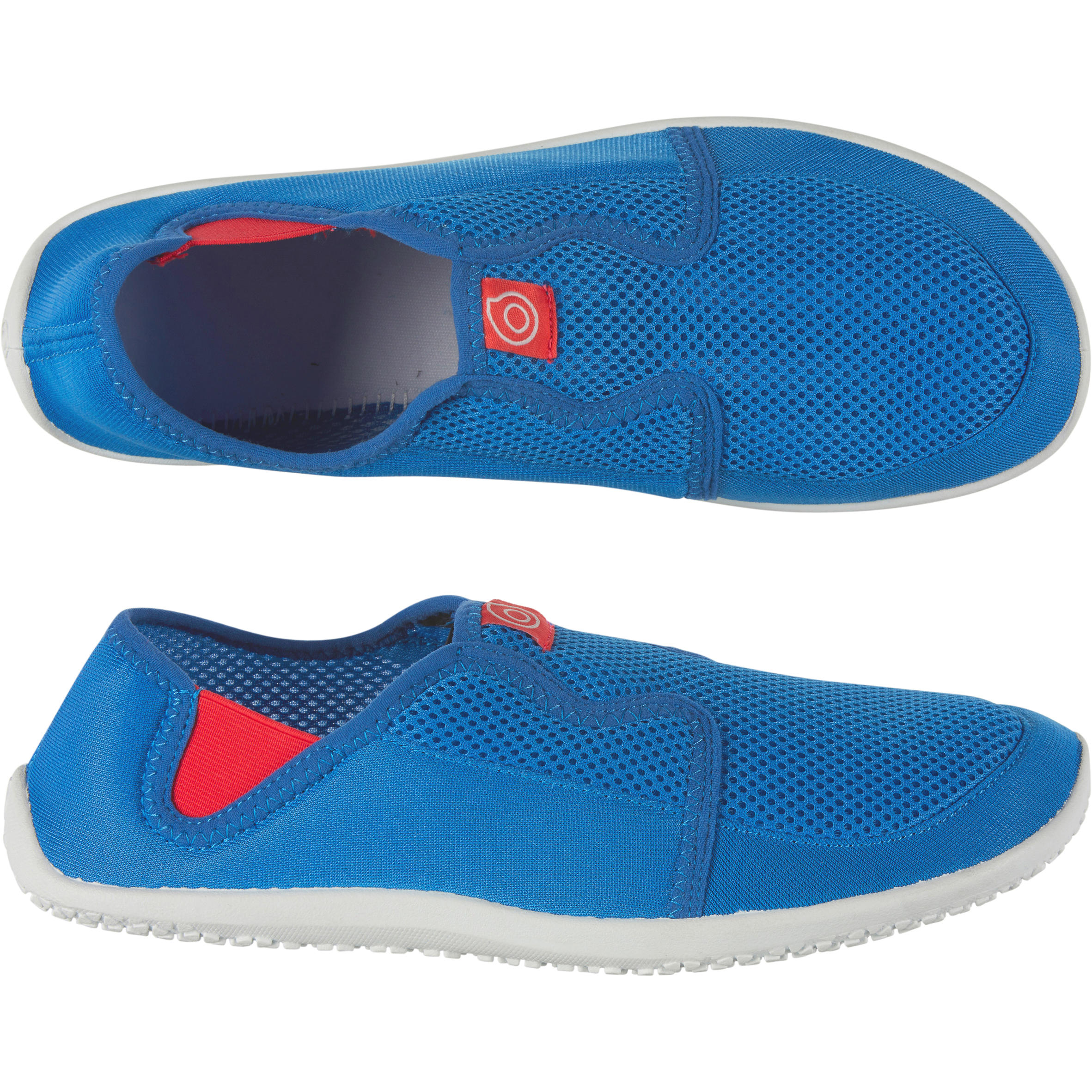 Zapatillas Acuáticas SNK120 Adulto Azul Rojo - Decathlon