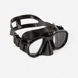 Masque de chasse sous-marine en apnée Alien noir action CAM