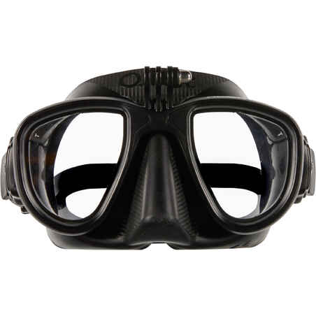 Spearfishing mask OMER - ALIEN ACTION CAM Black