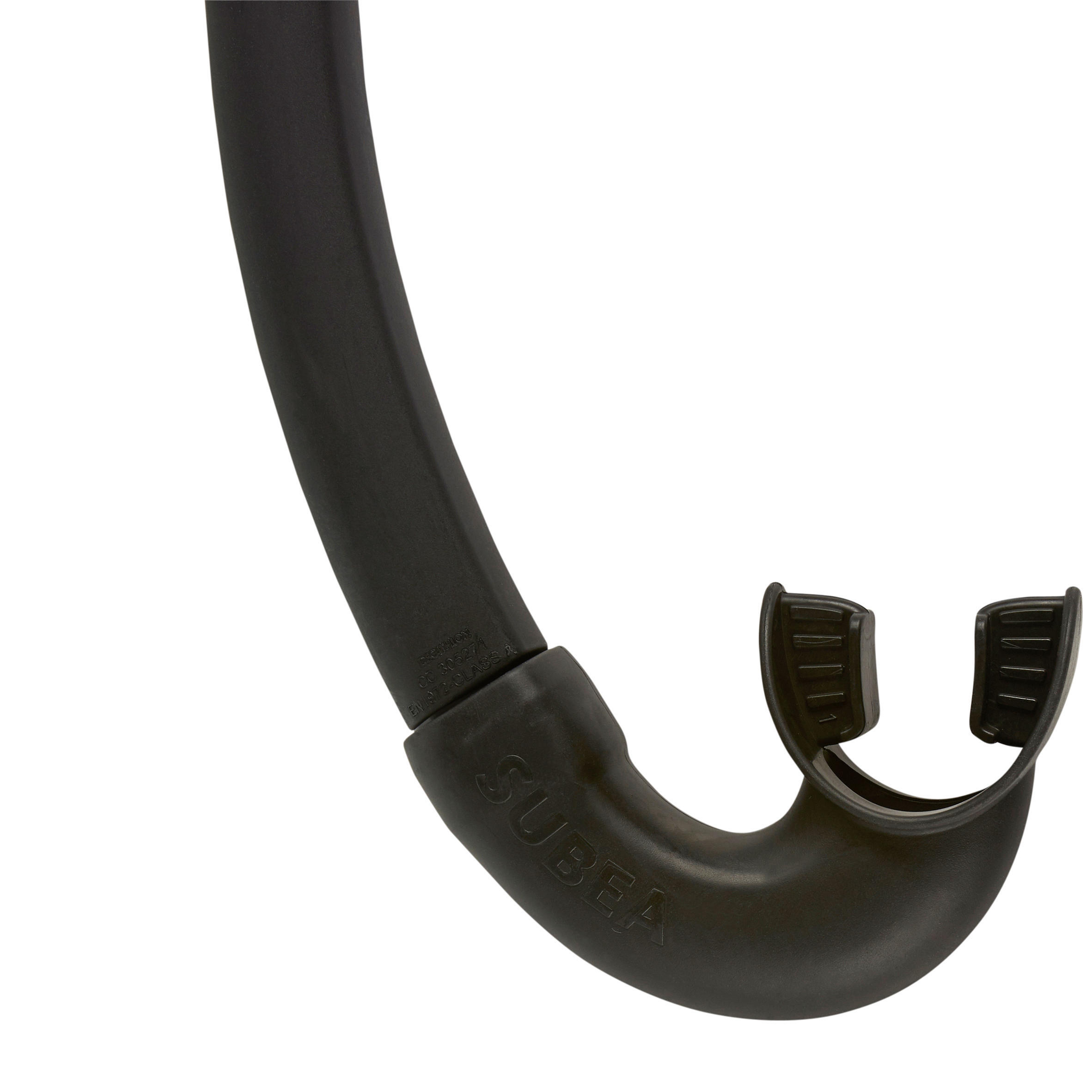 Diving snorkel 100 black 2/4