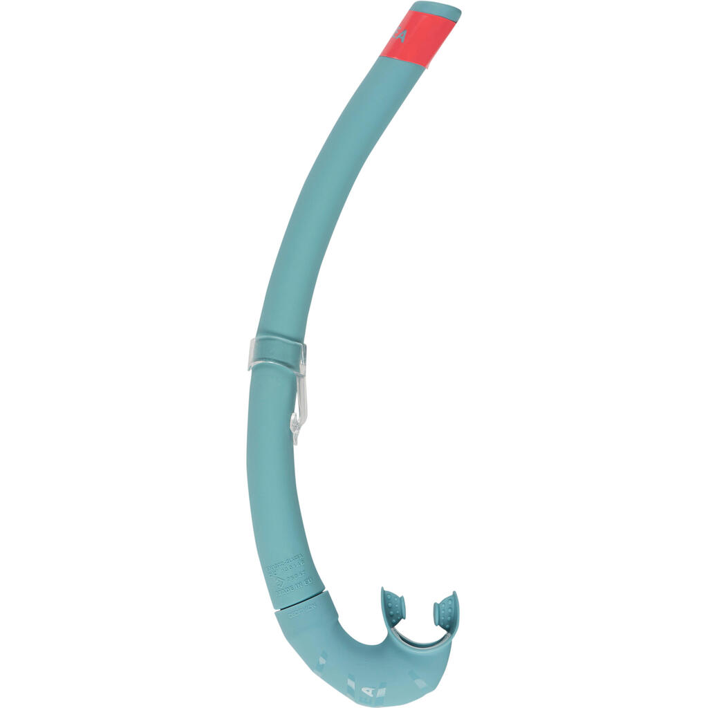 FRD 500 Freediving snorkel, flexible - Arctic blue