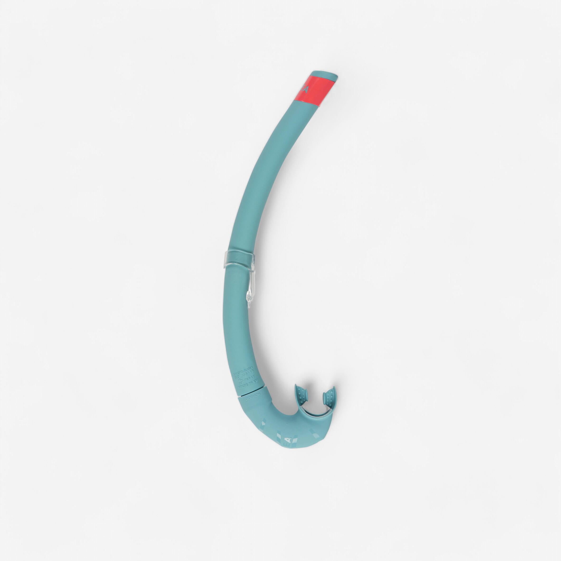 Subea - Tuba Freediving Frd 500 Souple Bleu Arctique - Tuba - Snorkeling Plongee Chasse Ss Apnee - Bleu-rose-rouge - Taille Unique - Decathlon