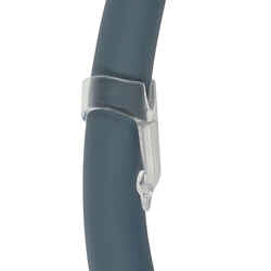 FRD 500 Freediving snorkel, flexible - storm grey