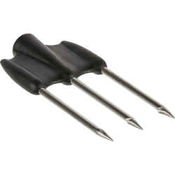 SPF500 Spearfishing Spear Screw-On 3-Prong Trident Short Barbs 6.5mm
