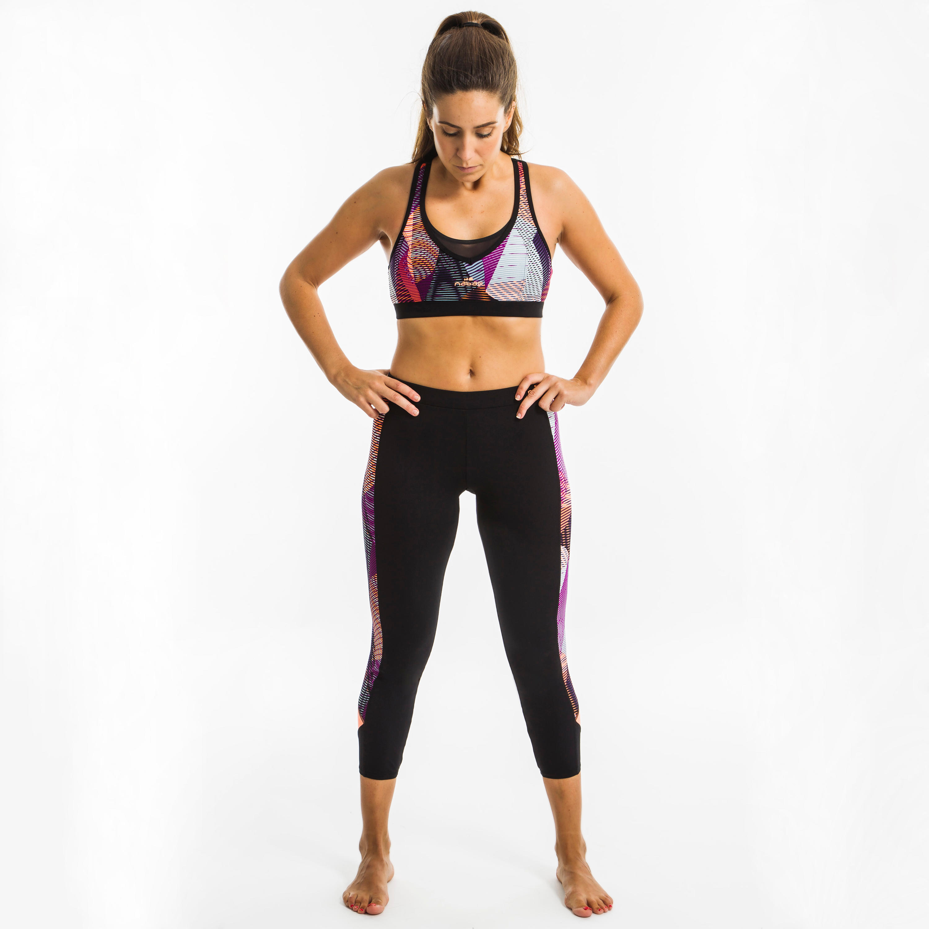 Women's Aquafitness Leggings Vib Black 3/9