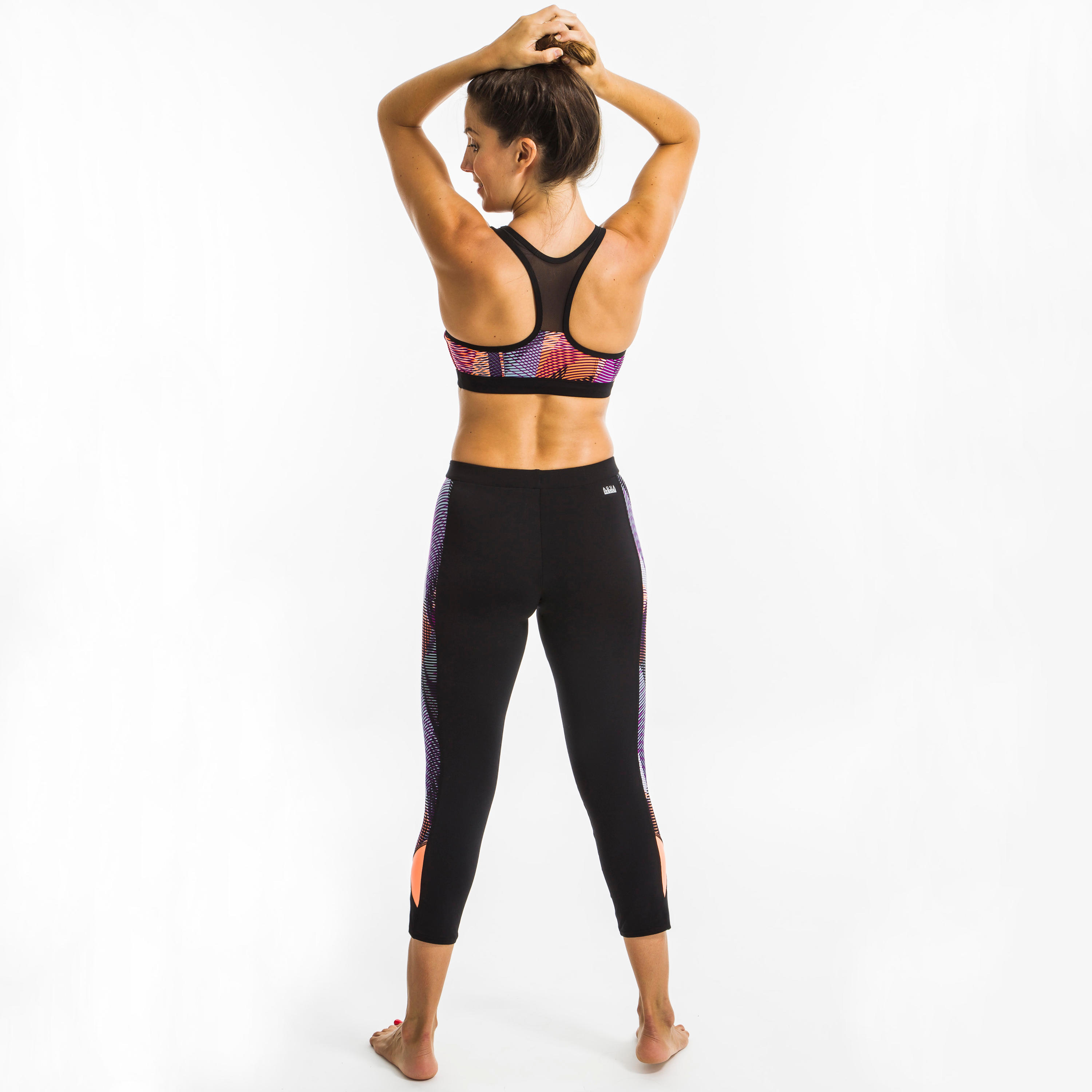 Women's Aquafitness Leggings Vib Black 5/9